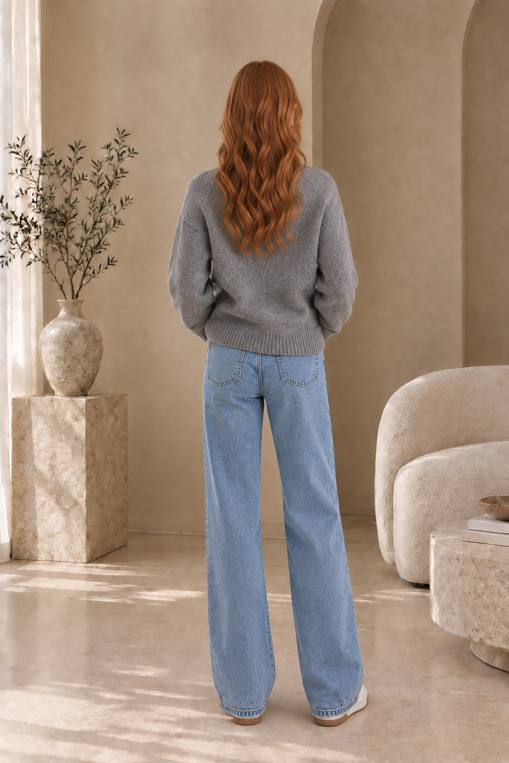 Women's Long Sleeve High Neck Turtleneck Sweater